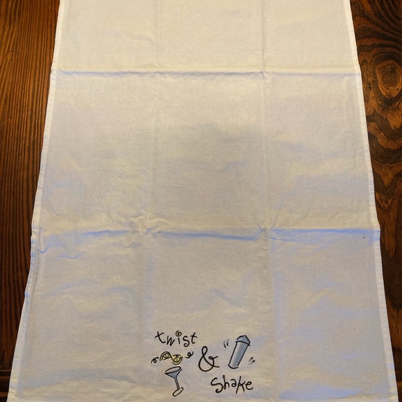 Pottery Barn Bar Lingo Embroidered Towel and Napkin Set - Picture 13 of 13